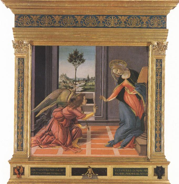 Sandro Botticelli Annunciation (mk36) oil painting image